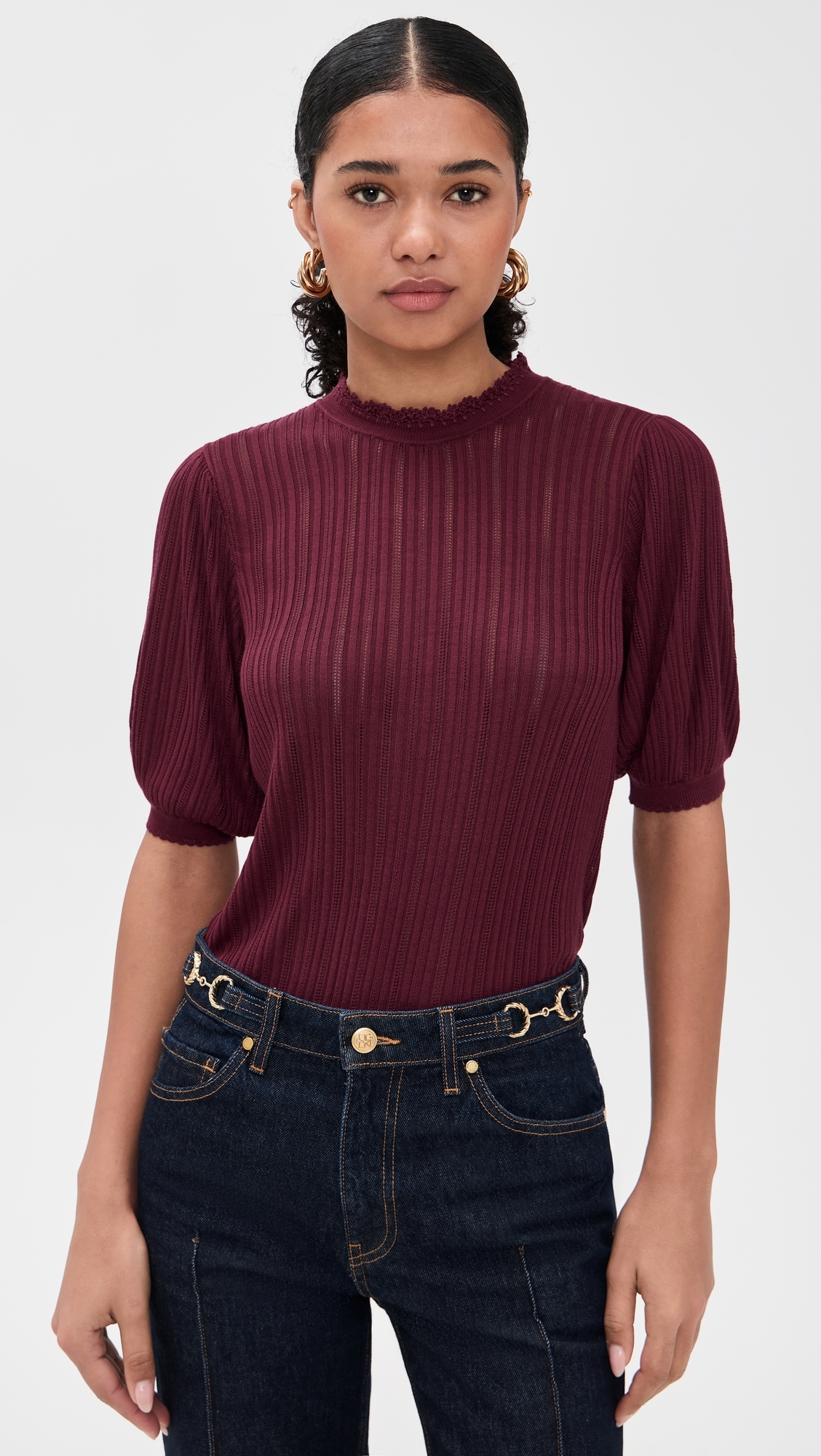 Gemma Top Claret