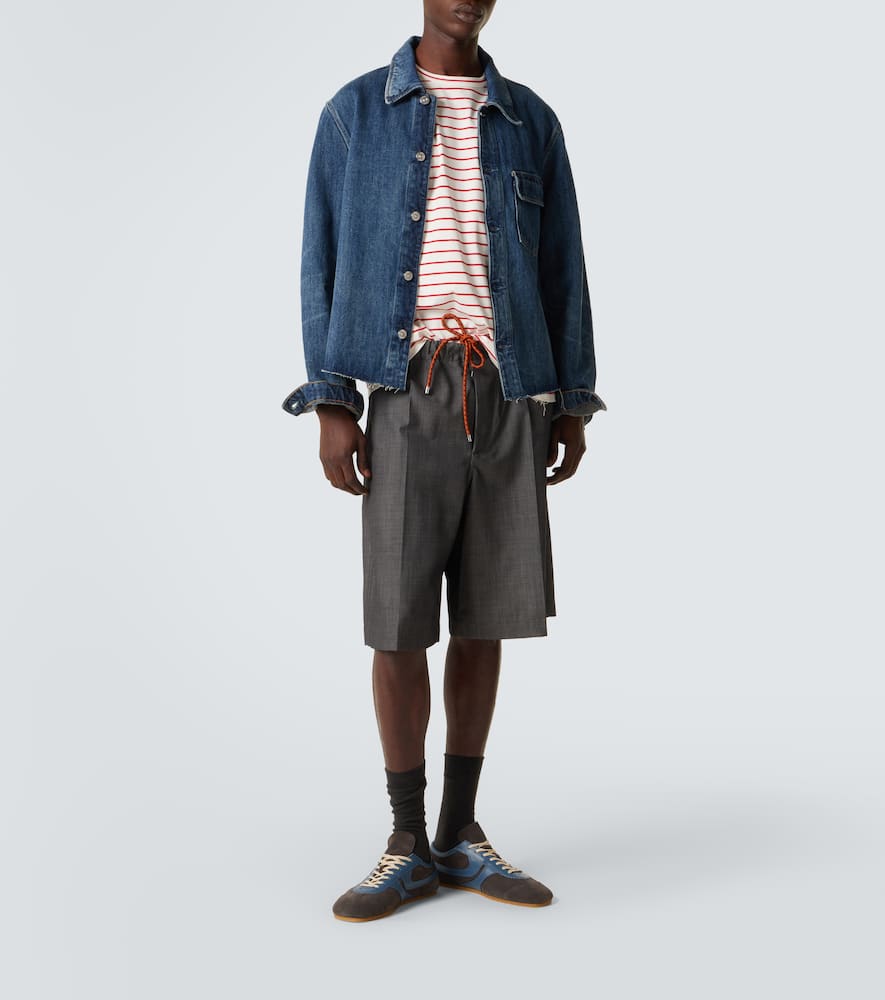 Wool shorts