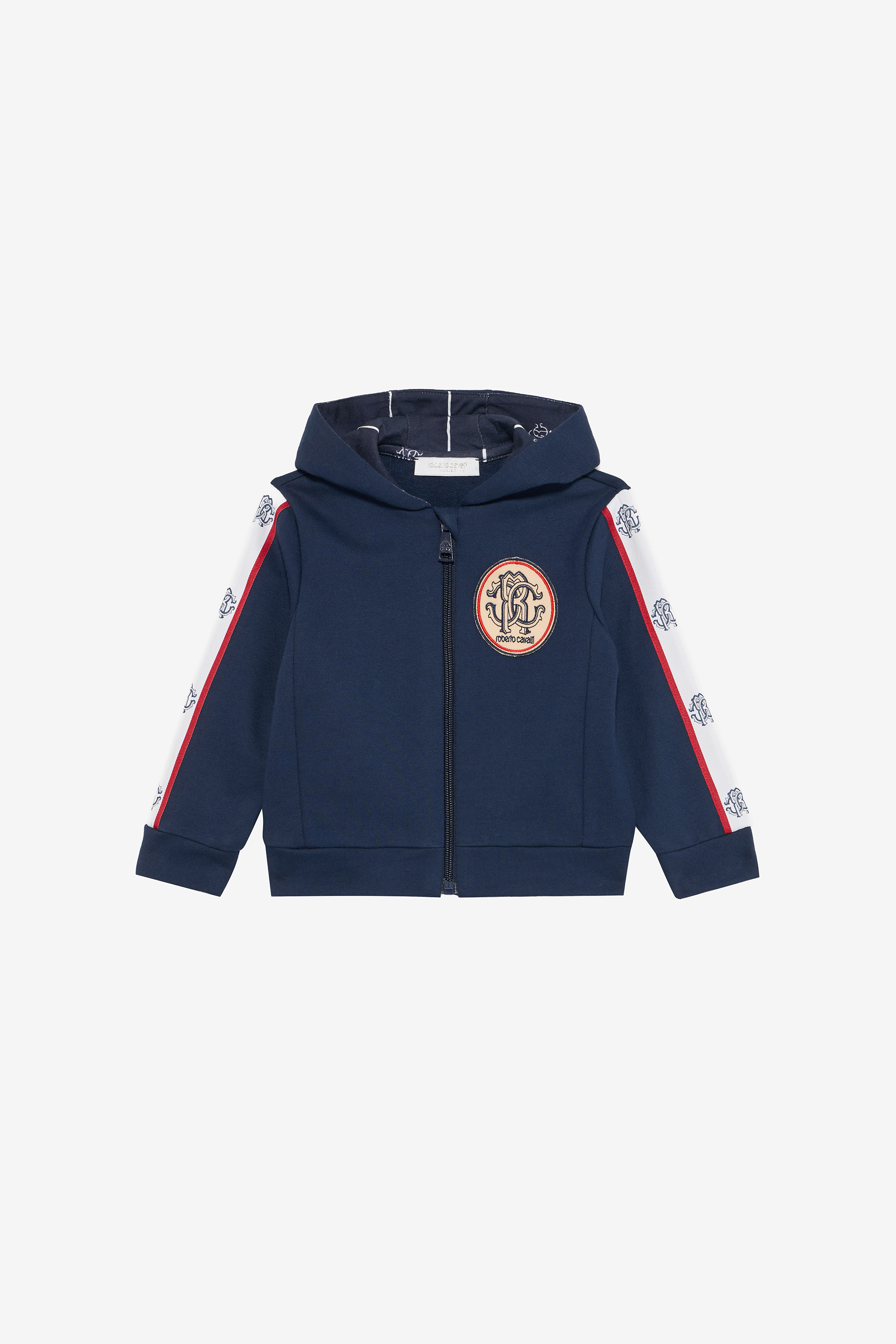Blue Sweatshirt With Rc Monogram