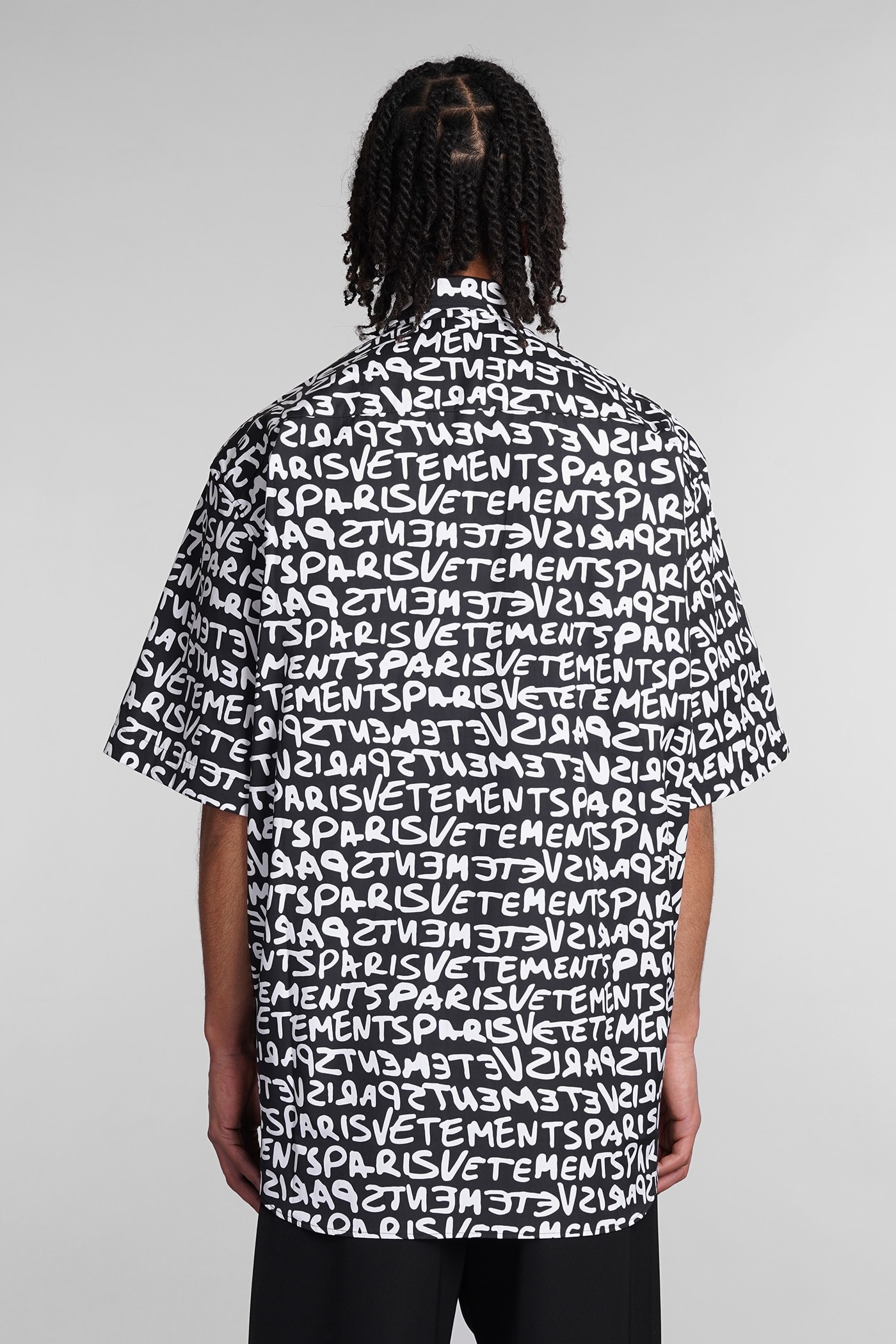 Shirt In Black Cotton
