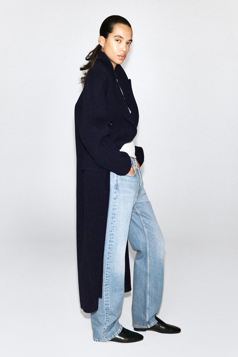 Tailored Double-Faced Wool Long Coat