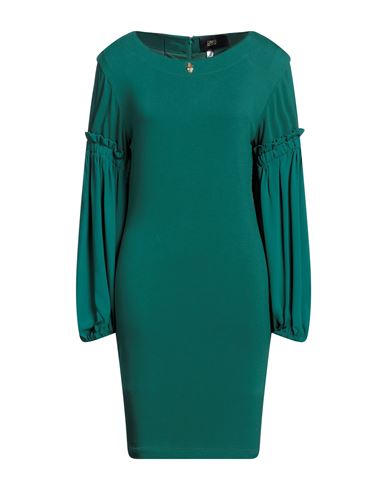 Woman Mini dress Green Size 4 Viscose, Elastane, Acetate, Silk