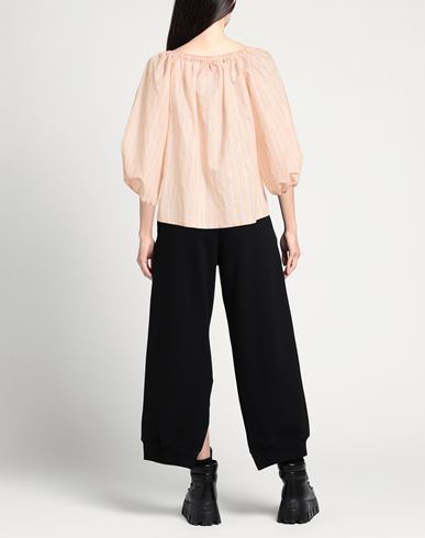 Woman Top Light pink Size M Cotton, Polyester