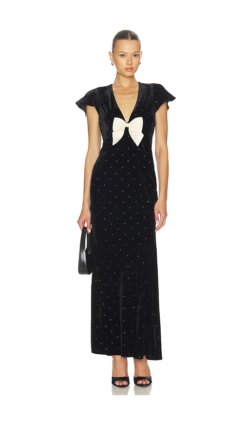 LoveShackFancy Melora Dress in Black. 12. Also , 4