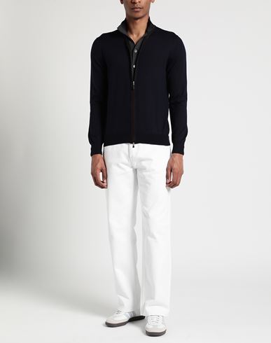 Man Cardigan Midnight blue Size 36 Virgin Wool
