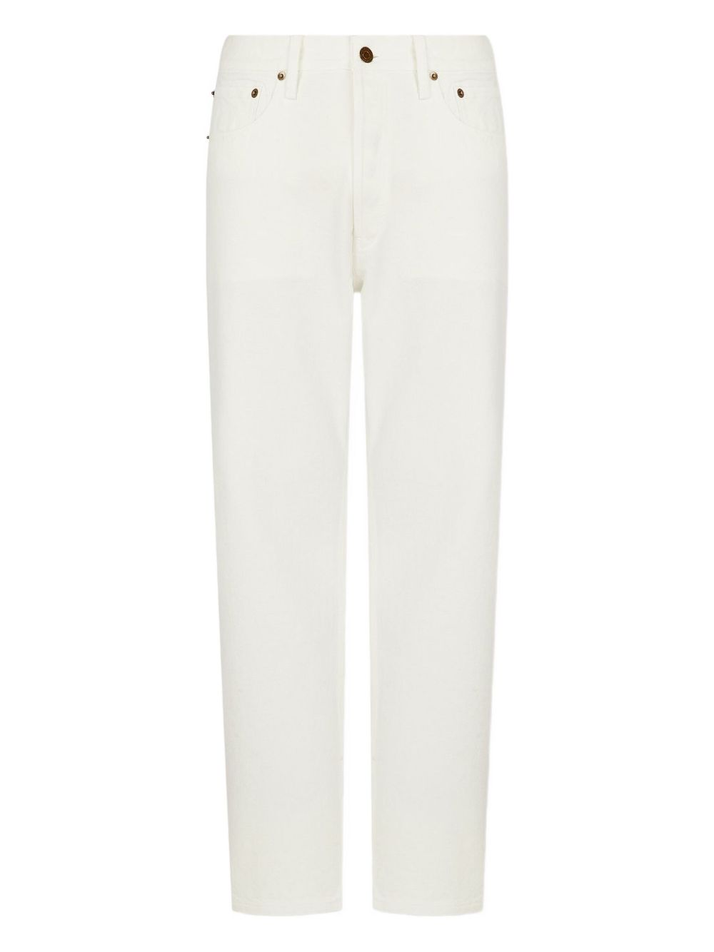 Straight-leg jeans - White