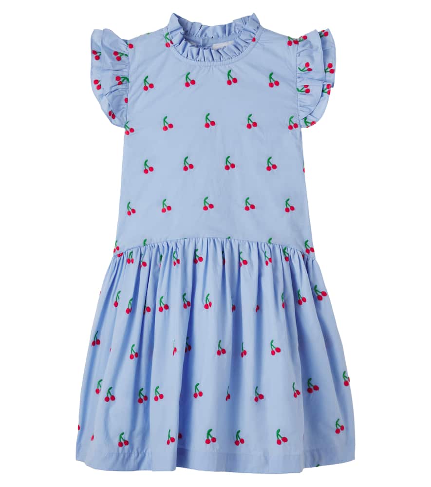 Rita embroidered ruffled dress