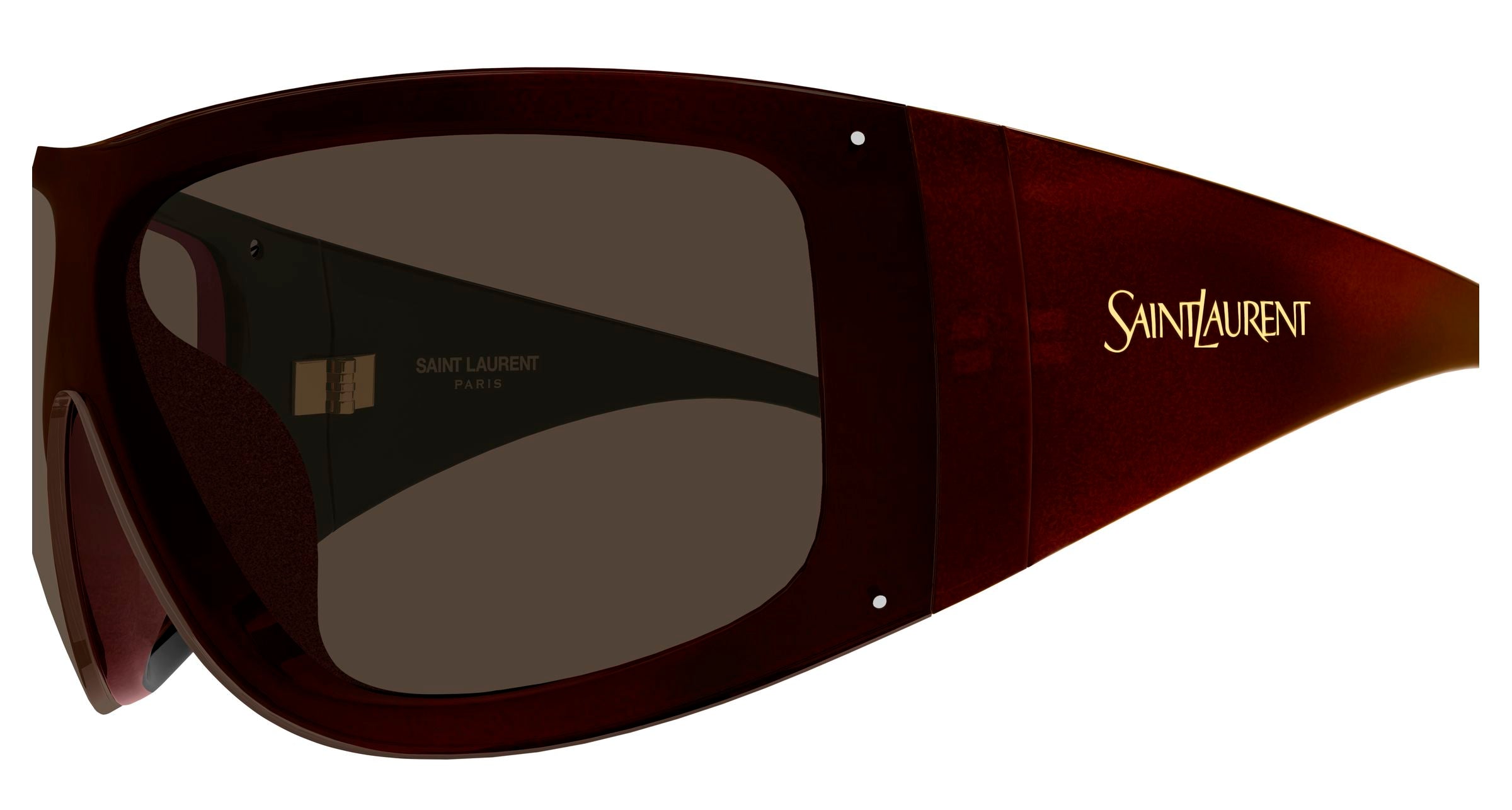 SAINT LAURENT Woman SAINT LAURENT SL 914 003 Sunglasses Bio-injected Brown Brown Wraparound