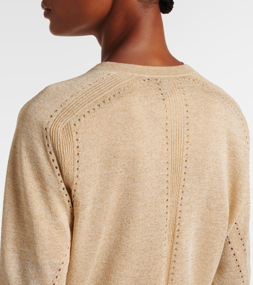 Tasse lamé cardigan