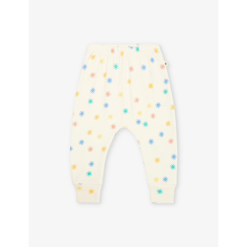 Dearly Rainbow Sunshine Sun-Print Cotton Leggings