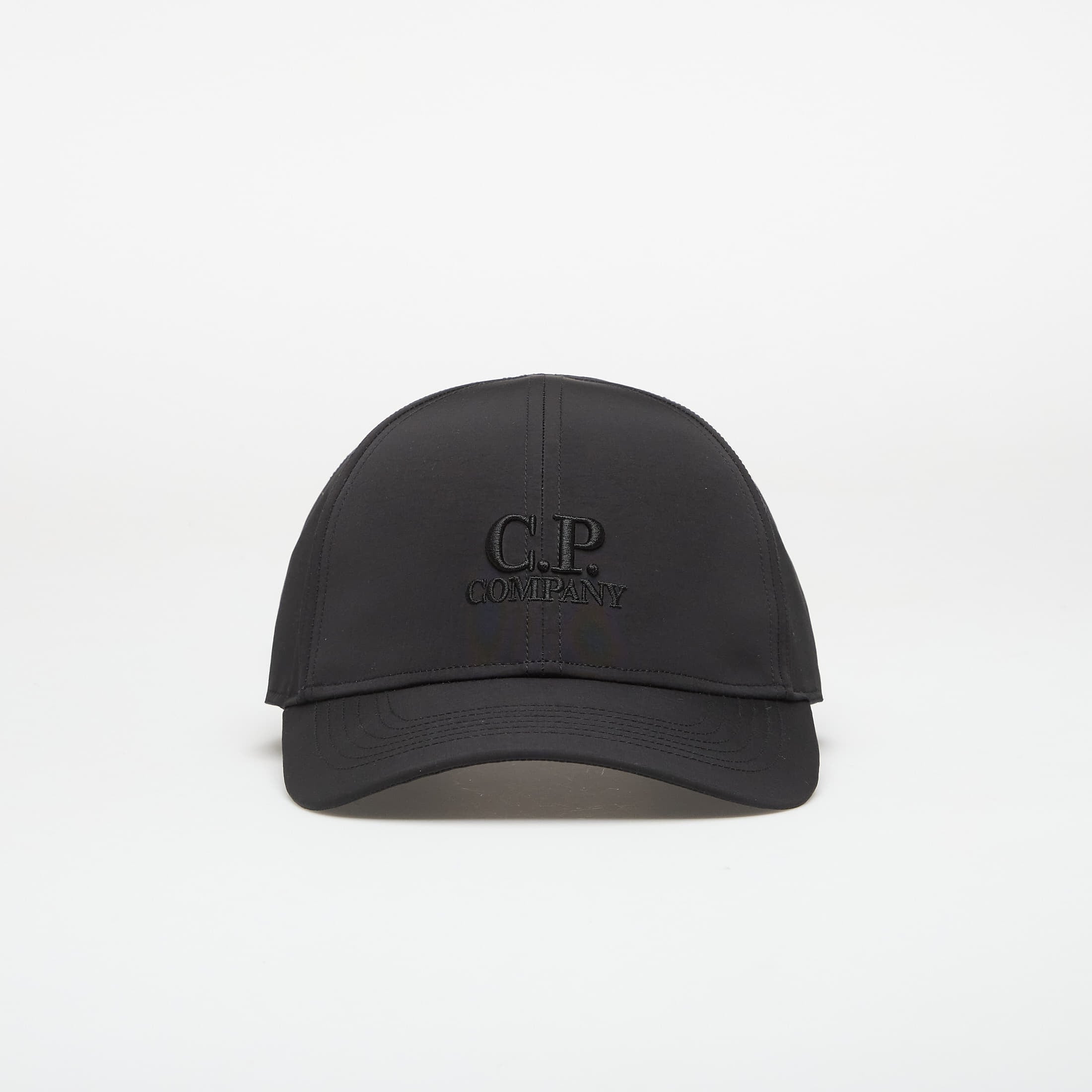 C.P. Company Chrome-R Logo Cap Black Universa