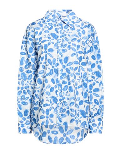 Woman Shirt Light blue Size 2 Cotton