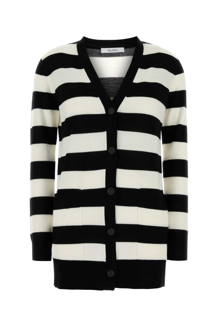 Embroidered Wool Fiemme Cardigan