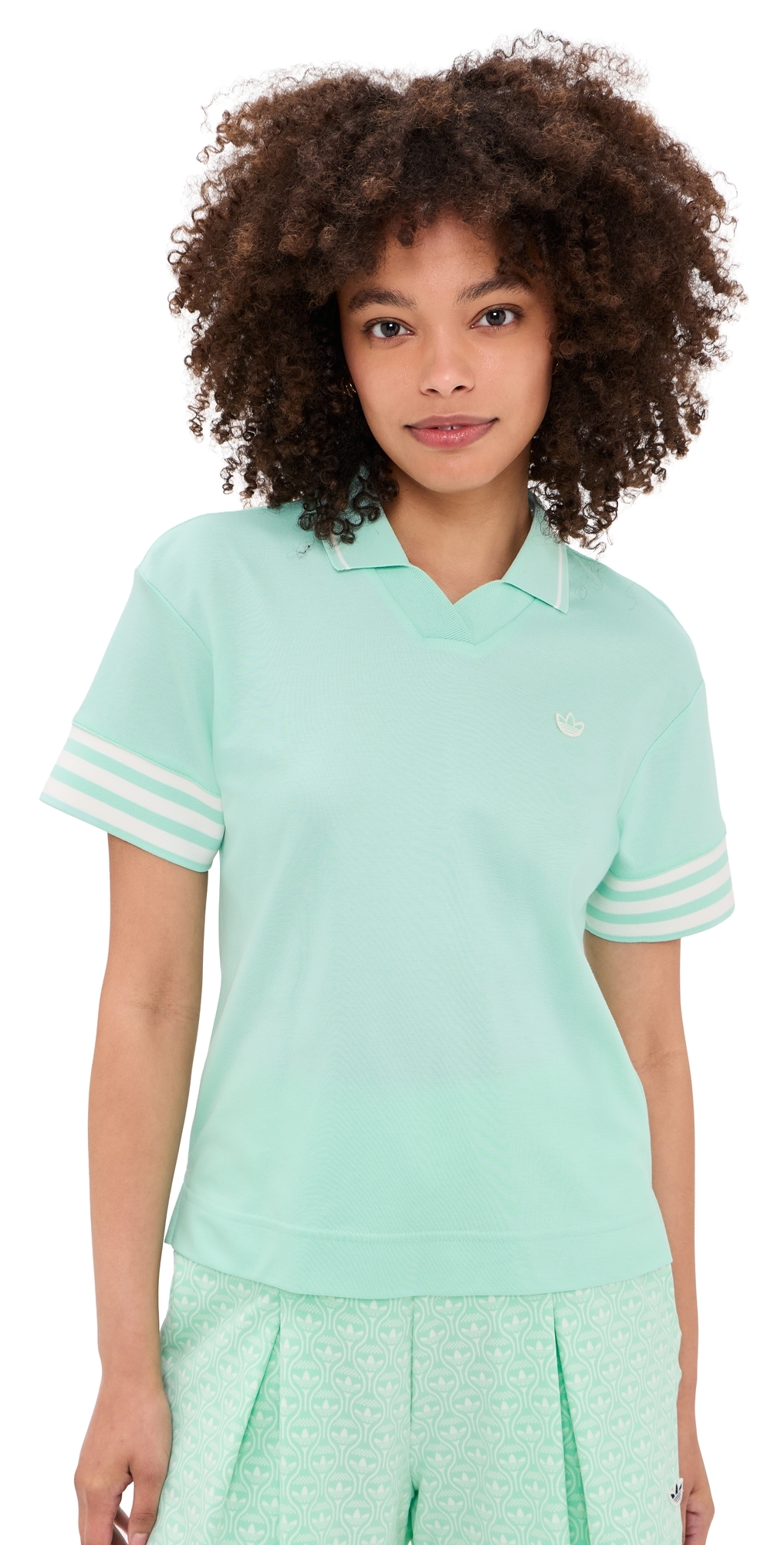 Originals 3 Stripe Polo Clear
