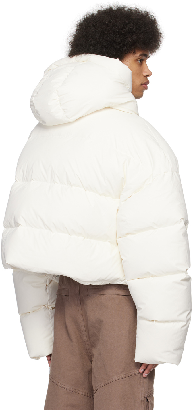 Entire Studios White MML Down Puffer Jacket
