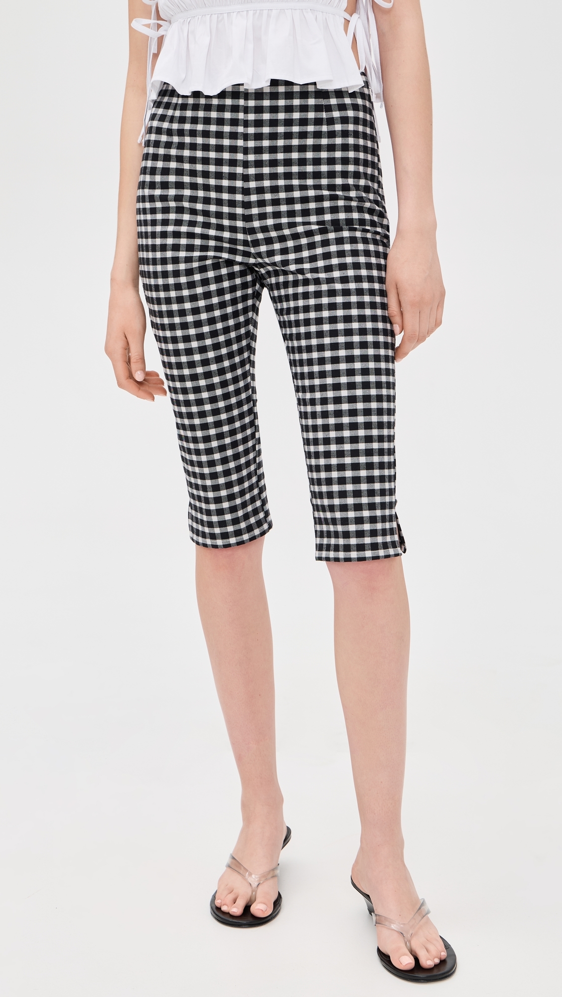 Chiara Capri Pants Black/White