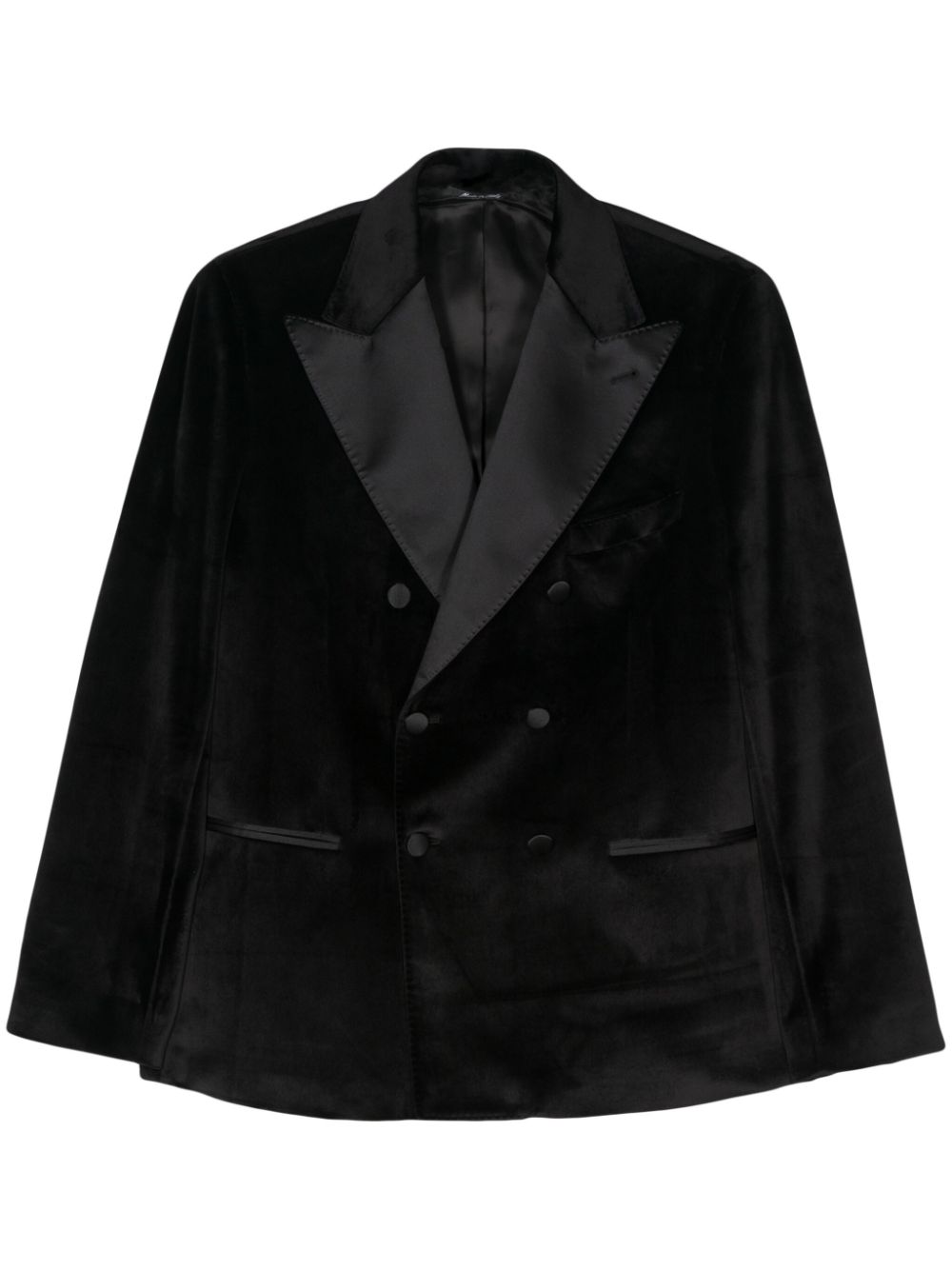 Velvet suit jacket - Black
