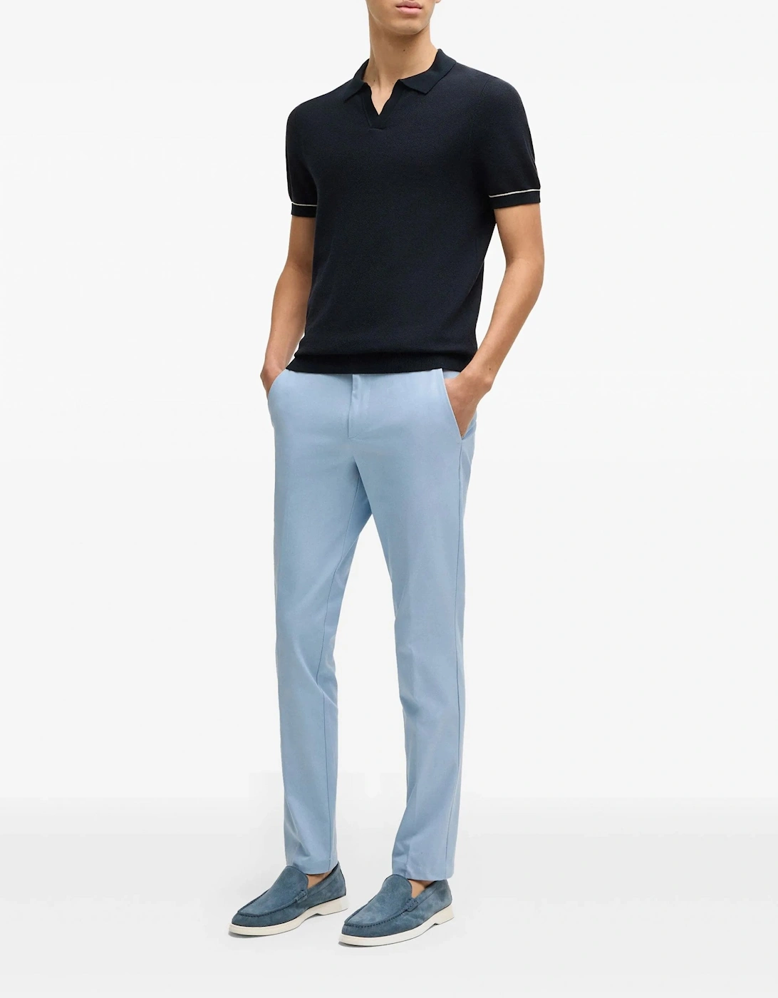 Hugo Boss Men's H Jianluca Sweater Navy - Size: 40/Regular