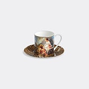 'wild Leda' Luxury Coffee Cup And Saucer Box, Set Of Two
