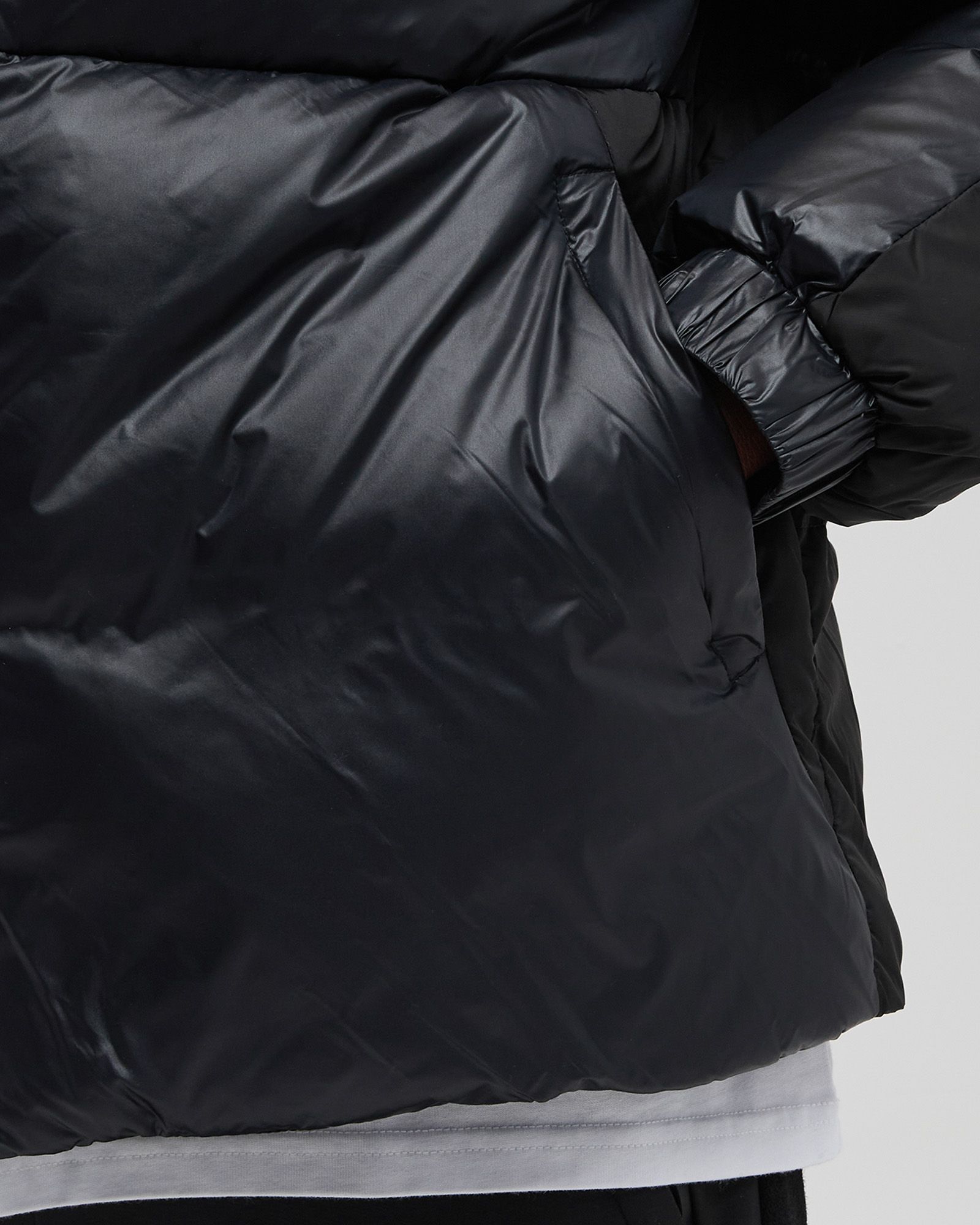 Shinny Matt Puffer black male Down & Puffer Jackets now available at BSTN
