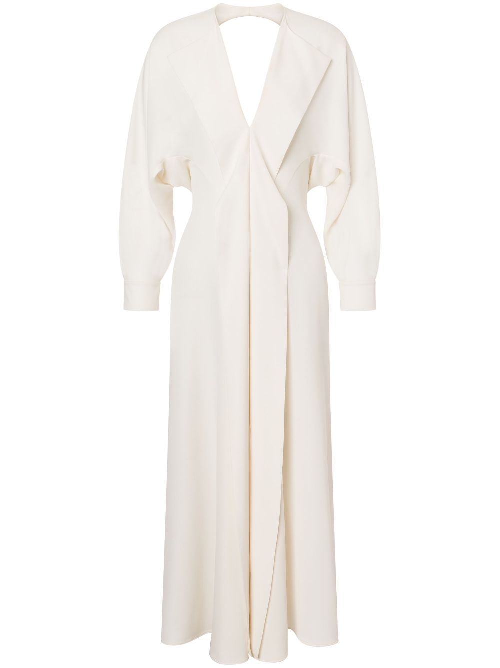 Panelled dress - White