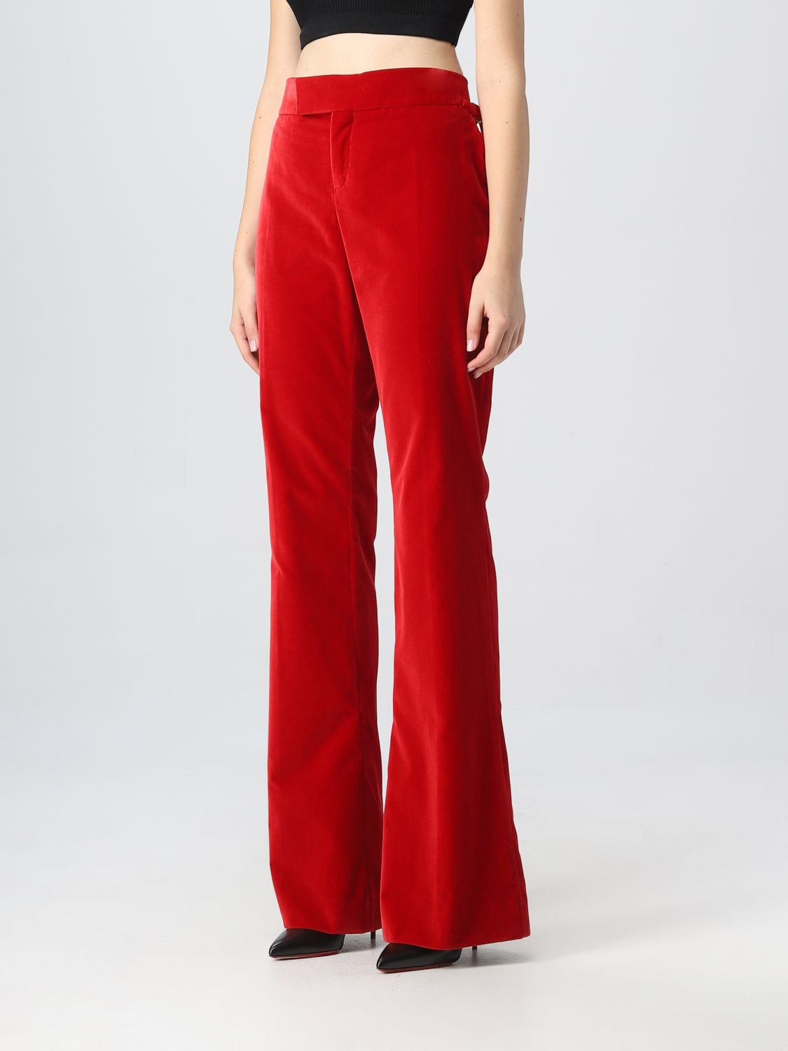 Pants Woman color Red