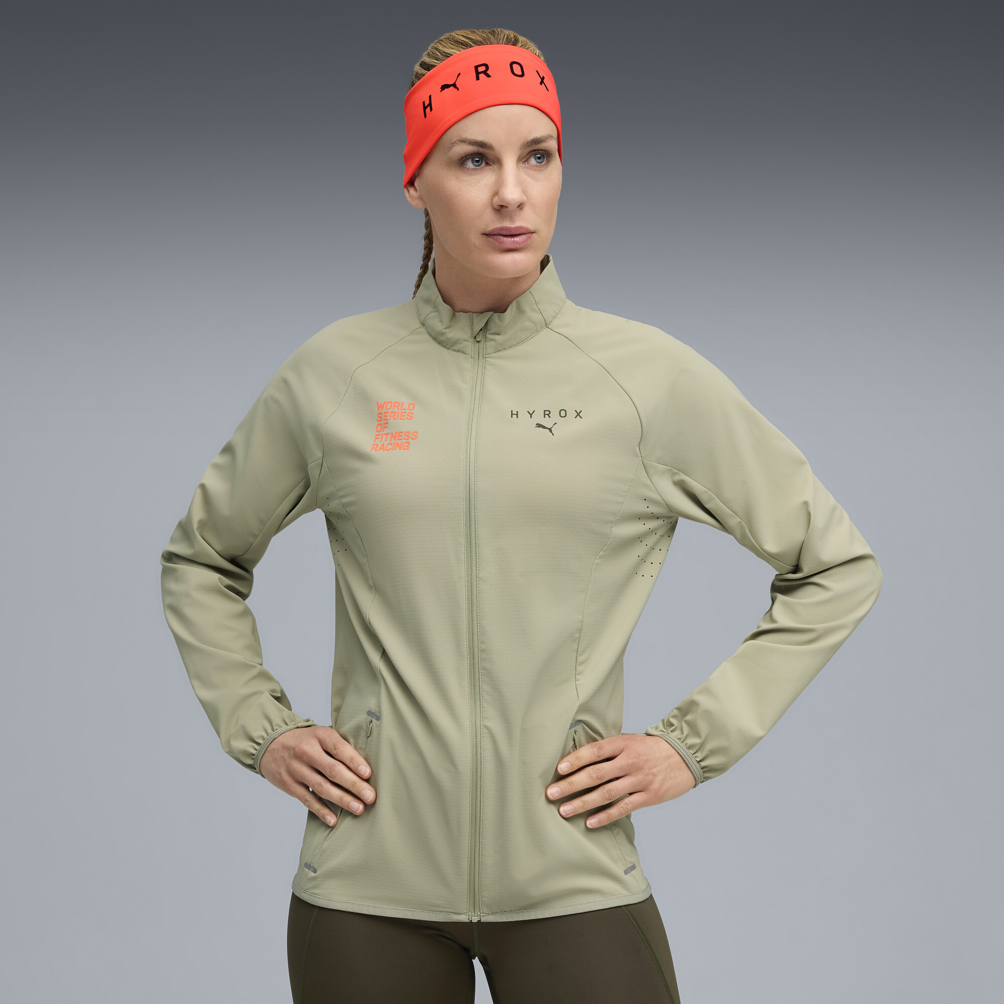 PUMA x HYROX Ultraweave Women's Jacket in Green
