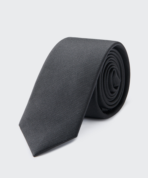 Silk Narrow Solid Necktie