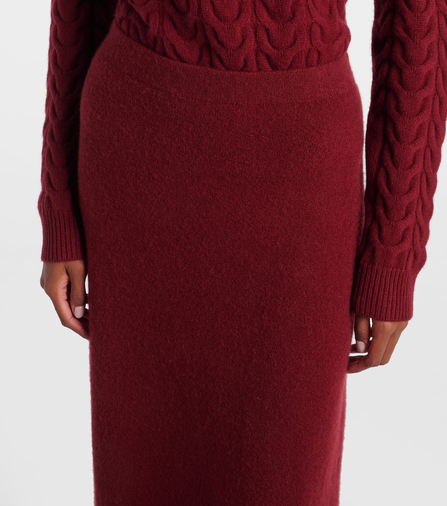 Dorina cashmere-blend maxi skirt