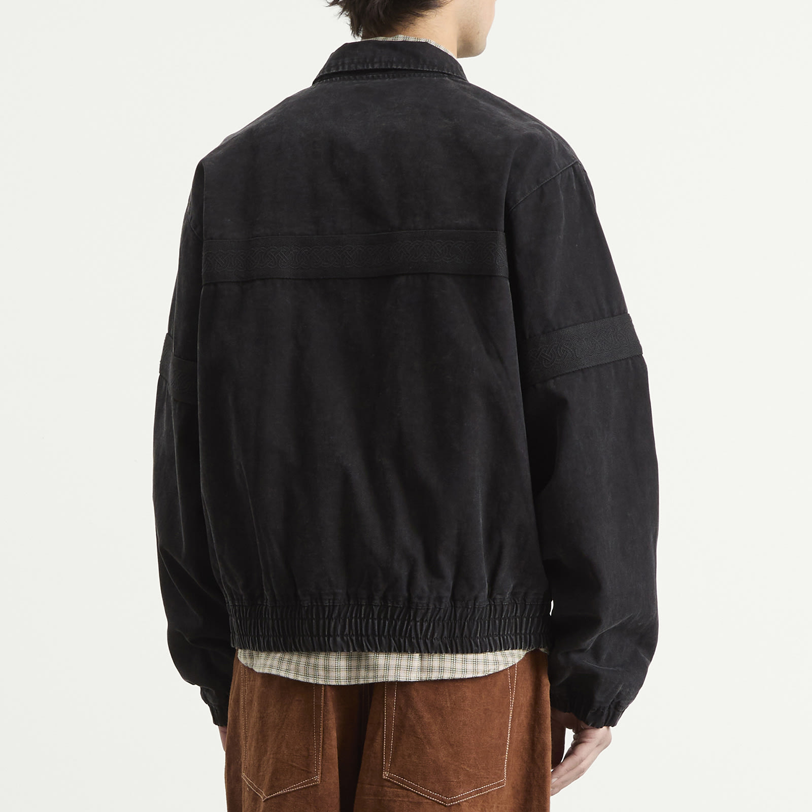 Men's Celtic Track Jacket in Ash