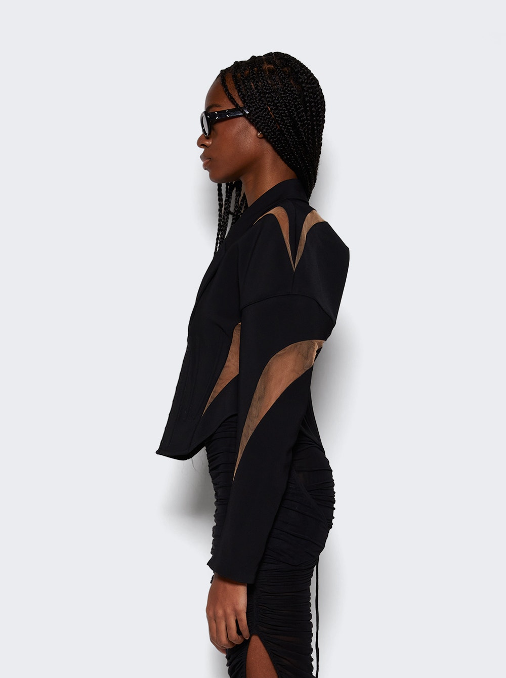 Spiral Illusion jacket - Black