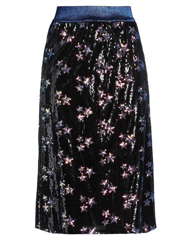 Woman Midi skirt Black Size 4 Polyester