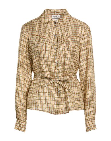Woman Shirt Beige Size 0 Silk