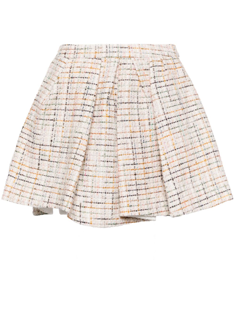 Tweed mini skirt - Neutrals