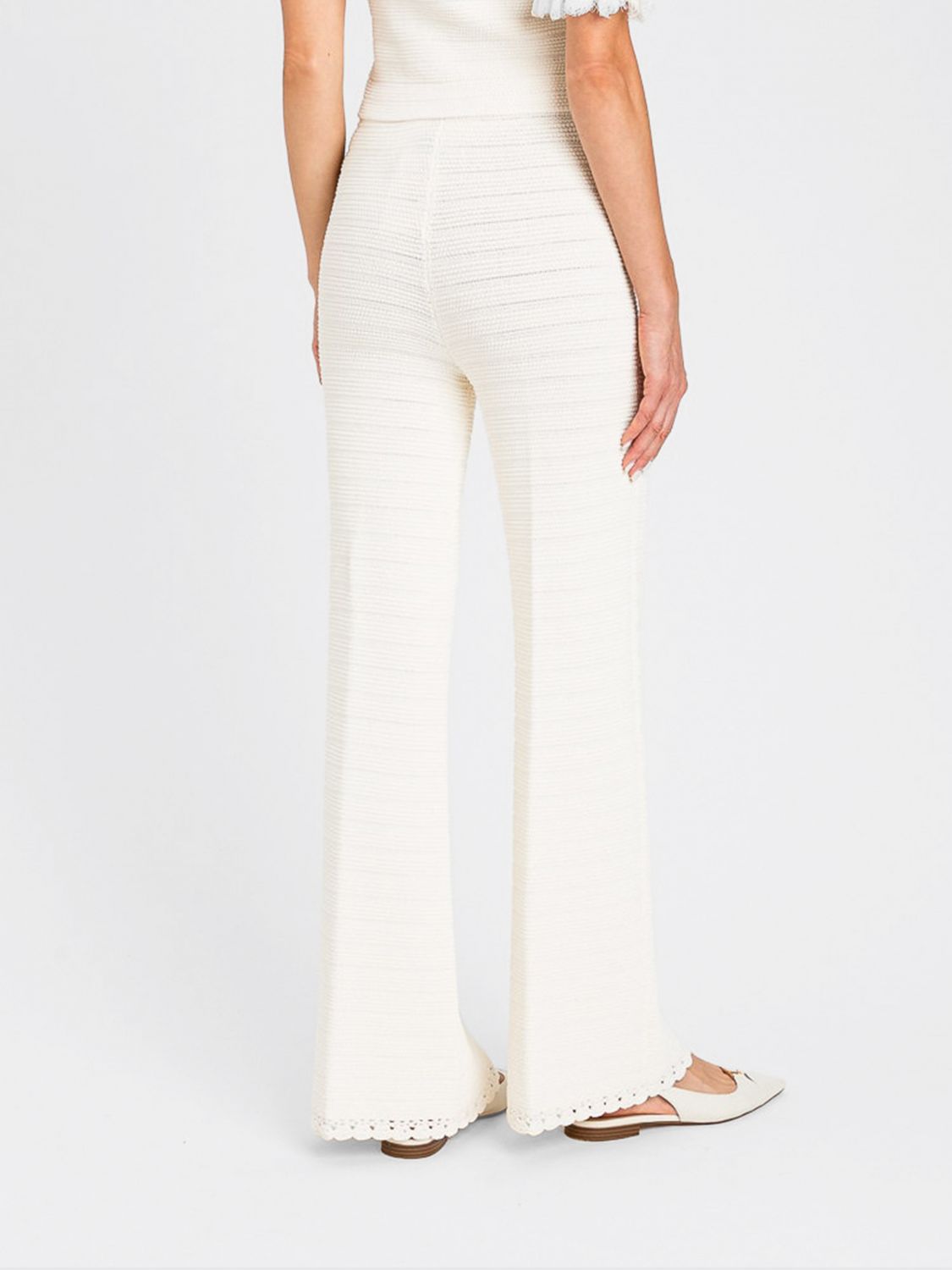 Pants Woman color Yellow Cream