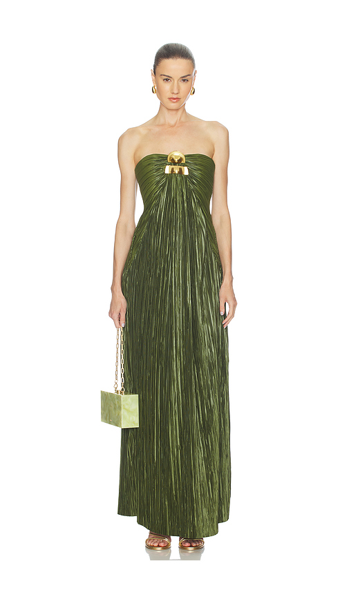 Cult Gaia Sequoia Dress in Green. 10. Also