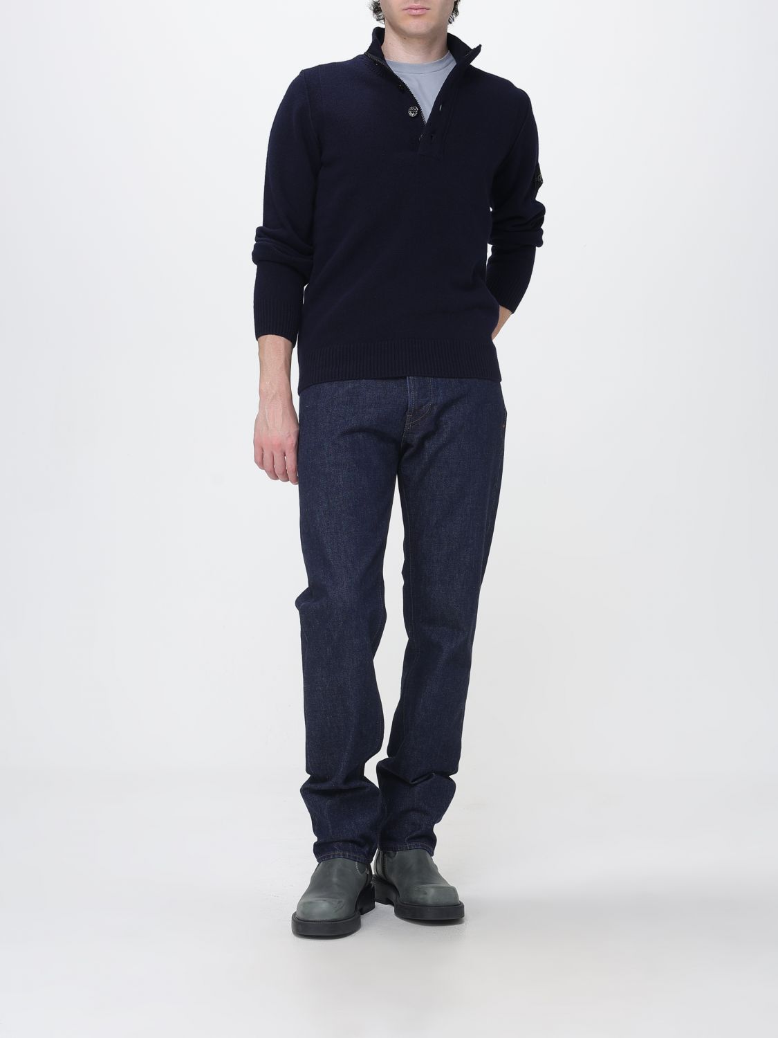 Jeans Men color Navy