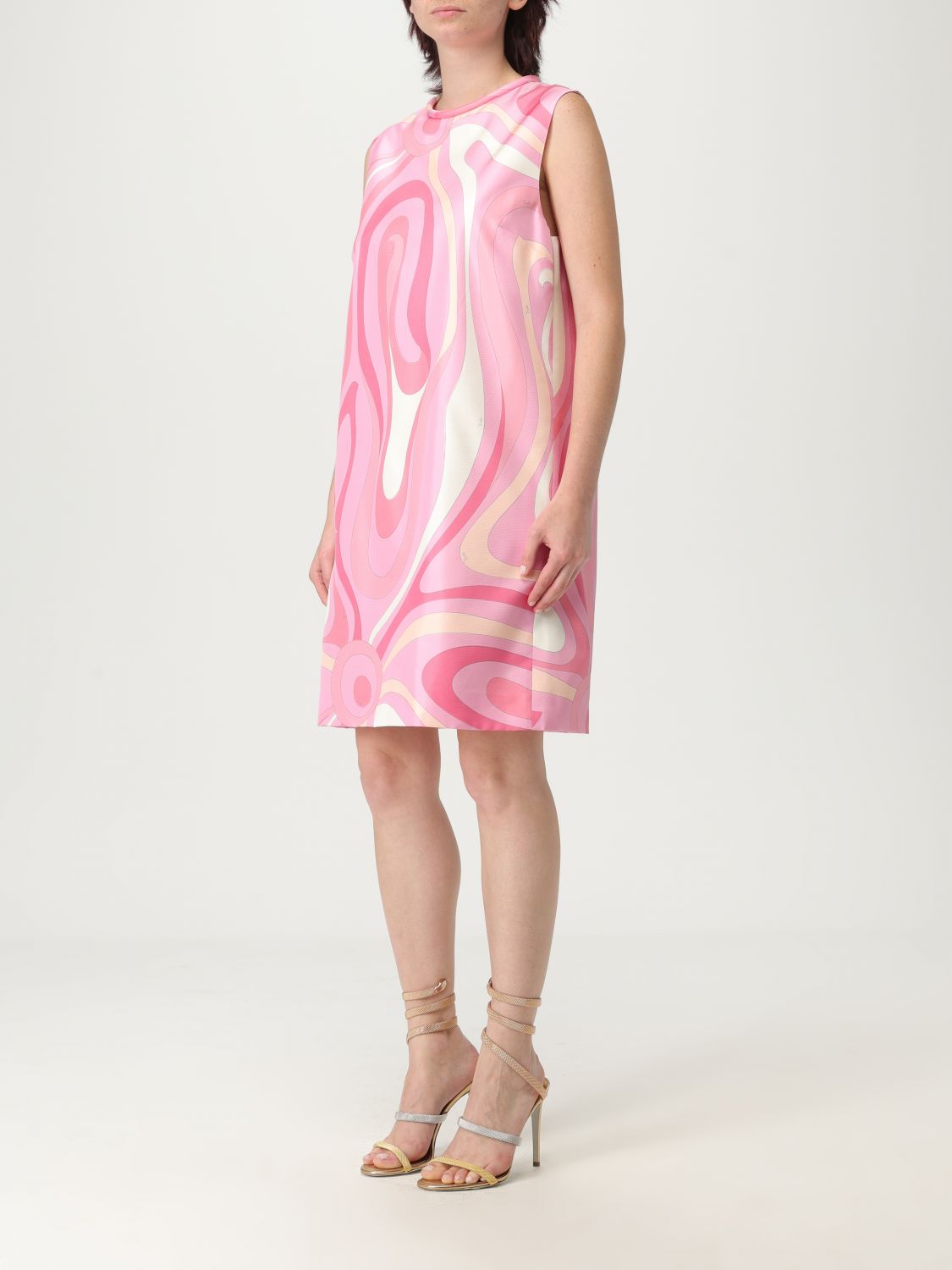 PUCCI Marmo-print dress - Pink