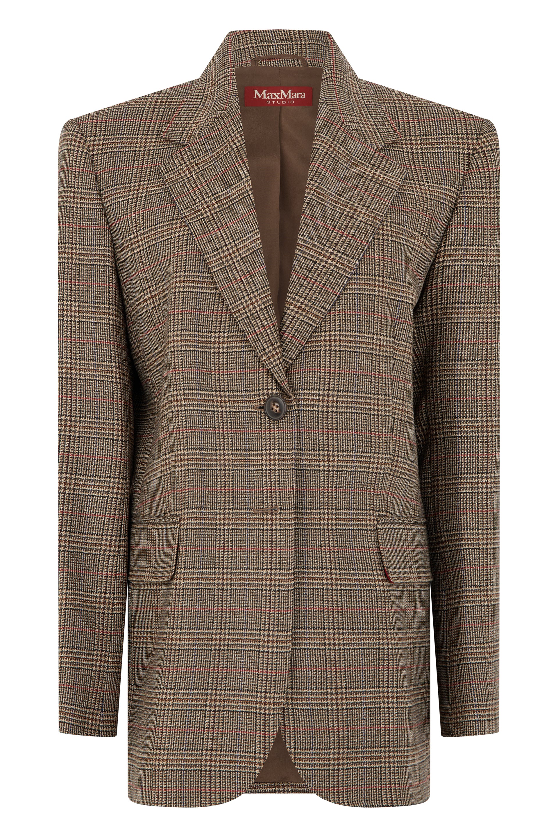 Checkered Virgin Wool Jacket