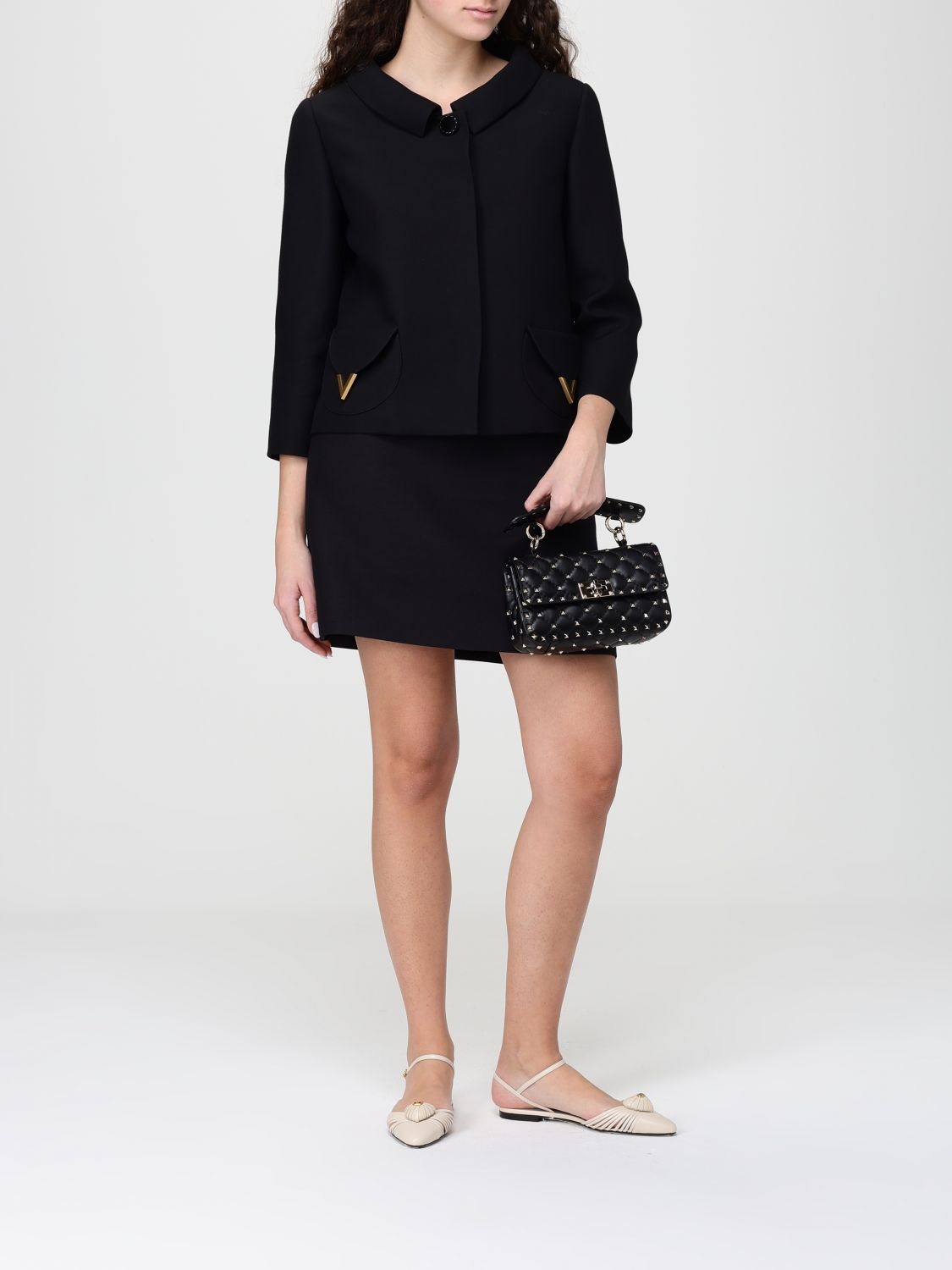 Skirt Woman color Black