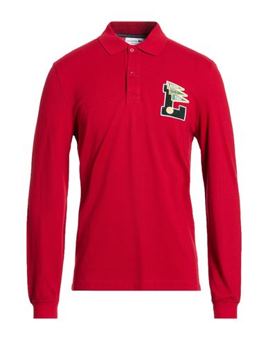 Man Polo shirt Red Size 3 Cotton