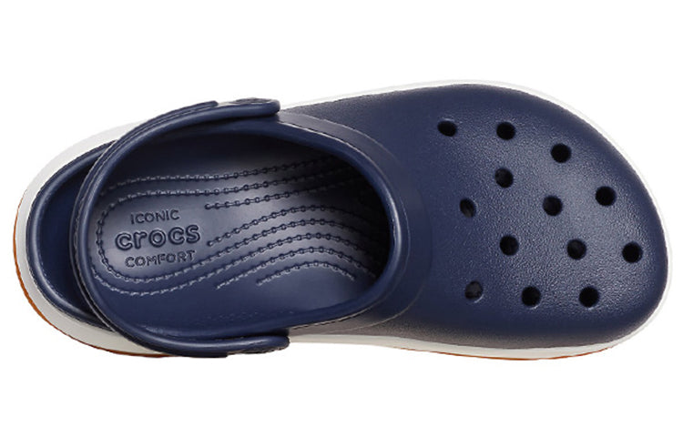 Band Full Force Thick Sole Sandals Unisex Blue White