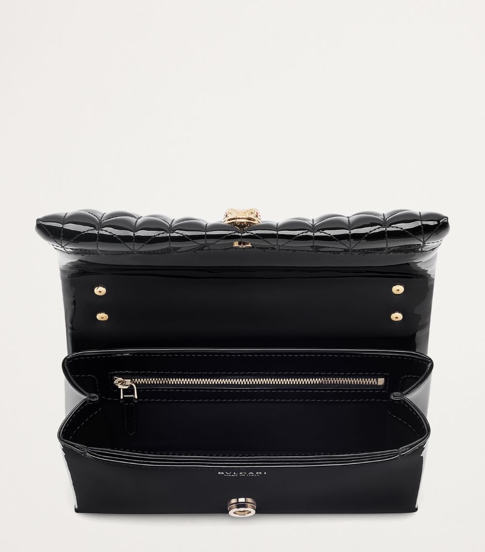 Serpenti Sugarloaf Flap Shoulder Bag