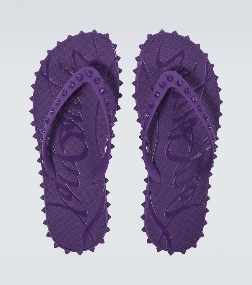 Christian Louboutin Super Loubi PVC slides