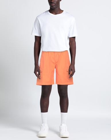 Iuter Man Shorts & Bermuda Shorts Orange Size XS Cotton