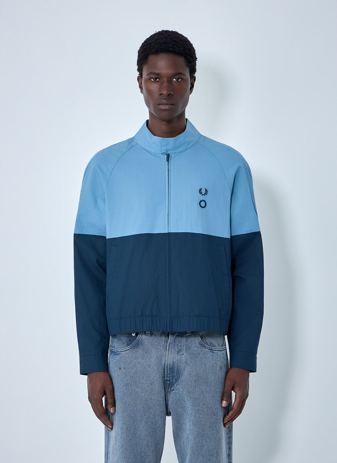 High-collar Zip Jacket