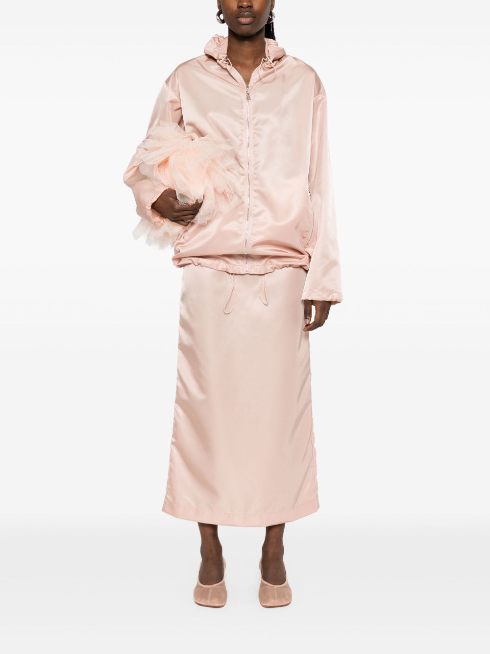A.M.G. hooded jacket - Pink