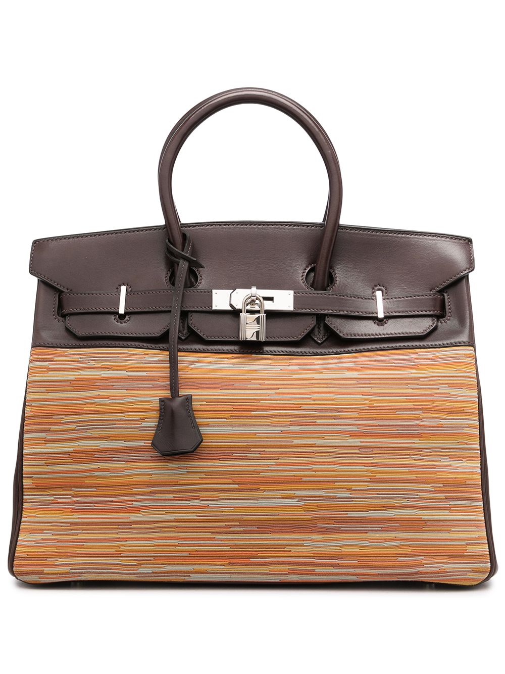 2003 pre-owned Birkin 35 Vibrato bag - Brown