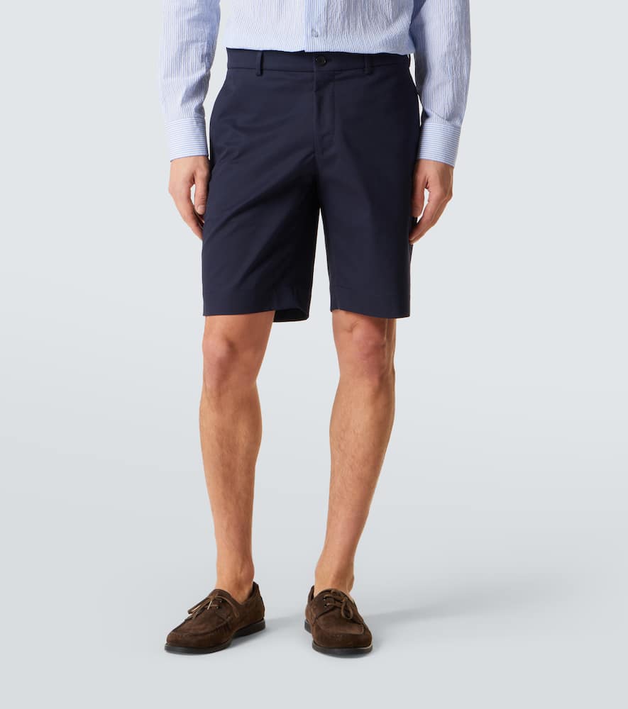 Cotton-blend shorts