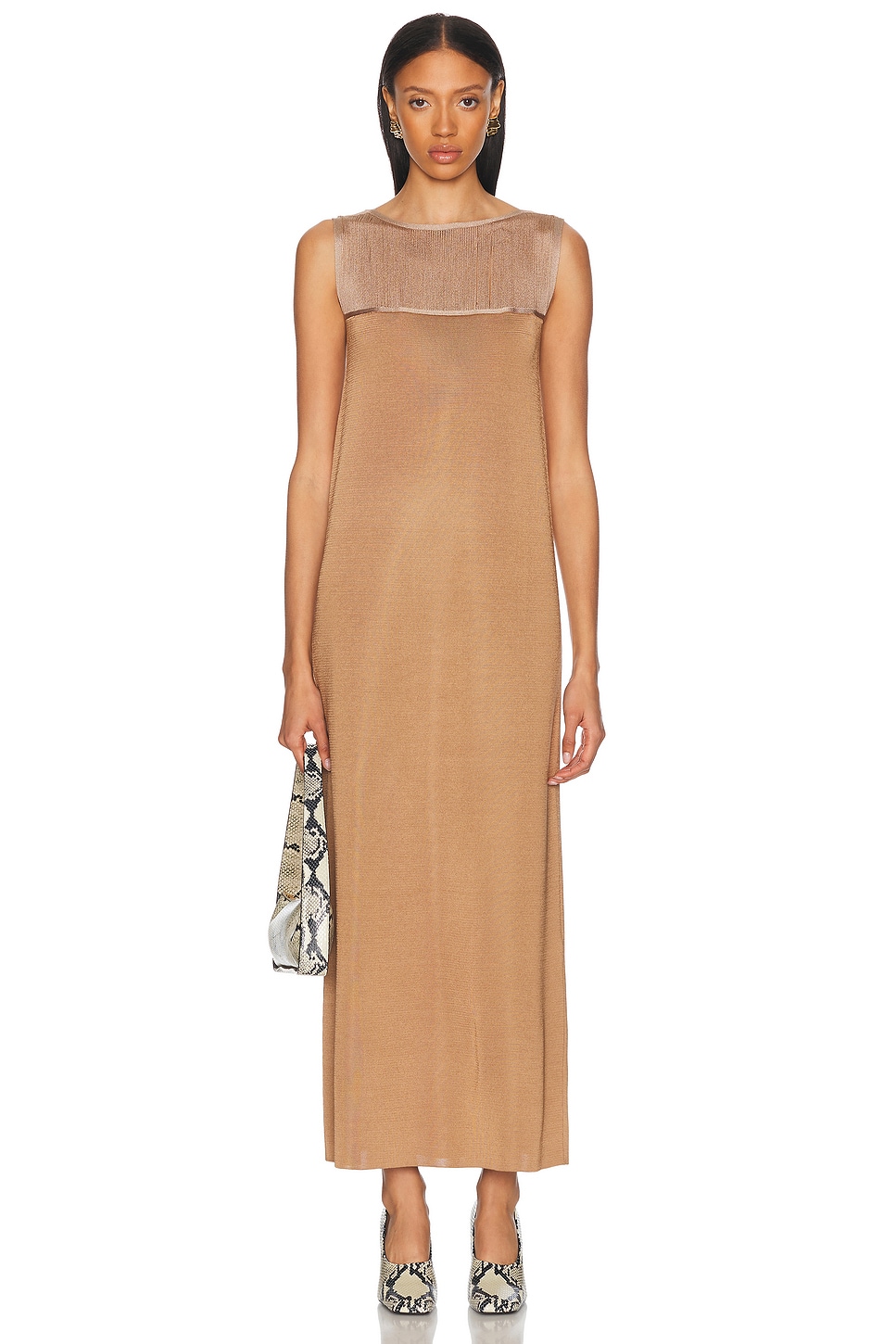 KHAITE Ruslan Dress in Black - Black.  M also in